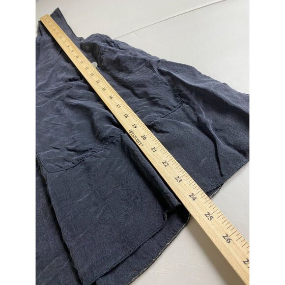 Otis & Maclain Black Silk Tank Top Size Small Lagenlook Lightweight Minimalist - Picture 7 of 16